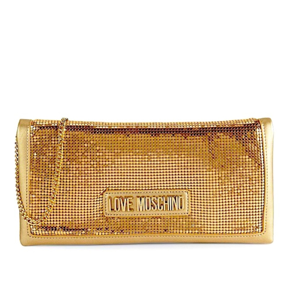 Love Moschino Gold Crossbody